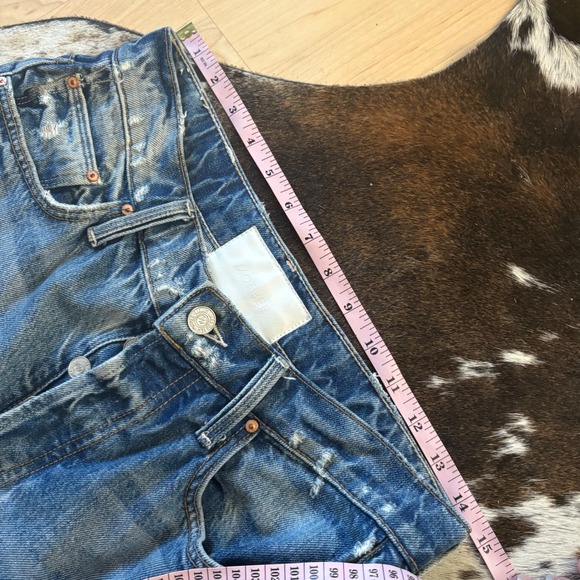 MOTHER SUPERIOR Jeans The Tomcat Roller Shorty in Take Me Higher Size 27 - Picture 11 of 13